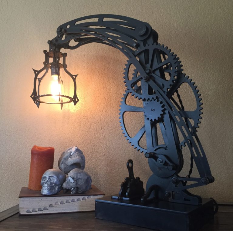 Industrial Steampunk Desk Lamp Wildwood Metalworks